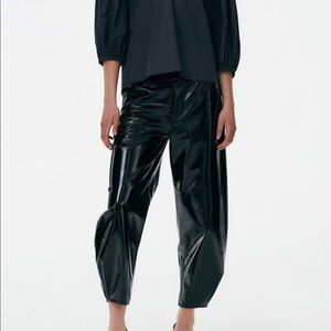 NEVER WORN tibi Brancusi faux leather pants